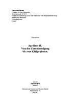Referāts 'Agesilaus II. Von der Thronbesteigung bis zum Königsfrieden', 1.