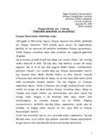 Eseja 'Starptautiskās attiecības. Reģionālā sadarbība un integrācija', 1.