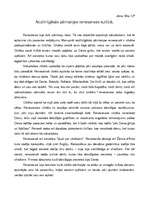 Eseja 'Nozīmīgākās pārmaiņas renesanses kultūrā', 1.