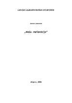 Referāts 'Mežu meliorācija', 1.