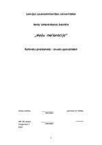 Referāts 'Mežu meliorācija', 2.