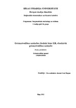 Konspekts 'Grāmatvedības uzskaites tiesiskā bāze LR, vienkāršā grāmatvedības uzskaite', 1.