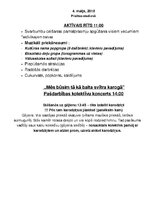 Paraugs '4.maija svētku programma', 1.