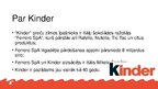 Prezentācija 'Produktu "Kinder" protfelis un tirgus iespējas', 2.