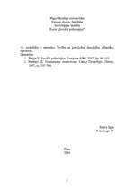 Eseja 'Tuvība un pievilcība, draudzība, mīlestība, šķiršanās', 1.