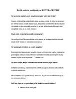 Konspekts 'Biežāk uzdotie jautājumi par kontracepciju', 1.