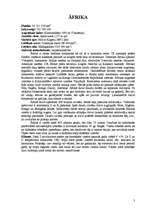Referāts 'Āfrika', 3.