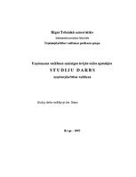 Referāts 'Uzņēmuma AS "Cēsu alus" vadīšana mainīgas ārējās vides apstākļos', 1.