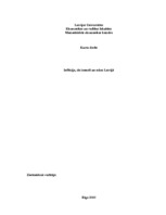 Referāts 'Inflācija, tās iemesli un sekas Latvijā', 1.