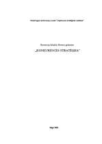 Eseja 'Recenzija Maikla Portera grāmatai "Konkurences stratēģija"', 1.