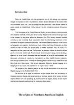 Referāts 'English in the Southern United States', 2.