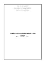 Konspekts 'Izstrādājumu un pakalpojumu kvalitāte un faktori, kas to nosaka', 1.