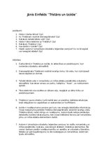 Konspekts 'Jānis Einfelds ‘’Tristāns un Izolde’’', 1.