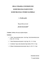 Konspekts 'Patērētāju rīcība tirgū un galējais derīgums', 1.