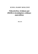 Referāts 'Vidusskolēnu vērtējums par RSEBAA drukātajiem reklāmas materiāliem', 1.