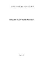 Konspekts 'Tiesību pamati', 1.