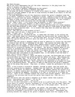 Eseja 'Two Noble Kinsmen ', 1.