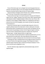 Diplomdarbs 'Depresijas rādītāju un sociāli demogrāfisko faktoru saistība ar depresijas slimn', 4.