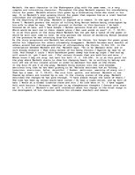 Eseja '"Macbeth" Character Analysis', 1.