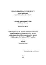 Konspekts 'Mārketinga vide; tās faktoru analīze un vērtēšana', 1.
