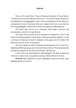 Diplomdarbs 'Gados jauno pedagogu darba noturības ietekmējošie faktori', 3.