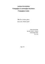 Konspekts 'Mācību stundas plāns', 1.