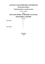 Referāts 'Inovāciju būtība un ietekme uz Latvijas ekonomisko attīstību', 1.