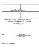 Eseja 'Zilā okeānu stratēģija', 1.