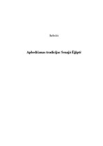 Referāts 'Apbedīšanas tradīcijas Senajā Ēģiptē', 1.