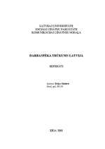 Referāts 'Darbaspēka trūkums Latvijā', 1.