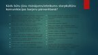 Prezentācija 'Komunikācijas barjeras un to pārvarēšana', 15.