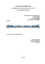 Referāts 'Atbildības problēma mūsdienu sabiedrībā', 1.