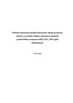 Referāts 'Politisko organizāciju finansēšanas likuma grozījumu ietekme uz politisko reklām', 1.