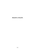 Prakses atskaite 'Prakses atskaite', 1.