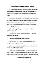 Eseja 'Atraitnes dēla tēls Viļa Plūdoņa poēmā', 1.