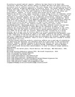 Eseja 'Caffeine - the Restless Drug.', 2.