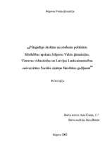Referāts 'Pilngadīgo skolēnu un studentu politiskās līdzdalības apskats', 1.