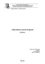 Referāts 'Stikla šķiedru saturoši kompozīti', 1.