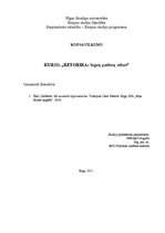 Konspekts 'Umberto Eko "Kā uzrakstīt diplomdarbu"', 1.