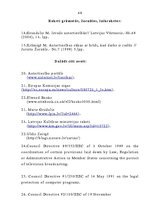 Referāts 'Eiropas Savienības ietekme uz autortiesībām Latvijā', 48.