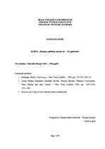 Konspekts 'Stāvoklis Eiropā 1945. – 1991.gadā', 1.