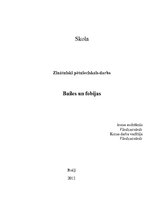 Referāts 'Bailes un fobijas', 1.