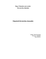 Konspekts 'Būvniecības ekonomika', 1.