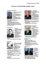 Konspekts 'Krievijas un bijušās PSRS politiskie vadoņi', 1.