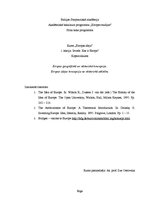 Konspekts 'Eiropas ģeogrāfiskā un vēsturiskā koncepcija', 1.