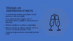 Prezentācija 'Lietišķā etiķete Luksemburgā', 6.
