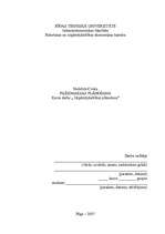 Referāts 'Pašizmaksas plānošana', 1.