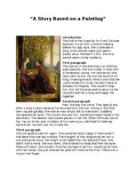 Eseja 'A Story Based on a Painting', 1.