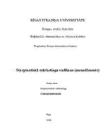 Konspekts 'Starptautiskā mārketinga vadīšana', 1.