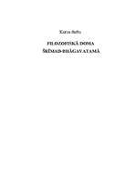 Referāts 'Filosofiskā doma grāmatā "Šrīmad Bhāgavatamā"', 1.